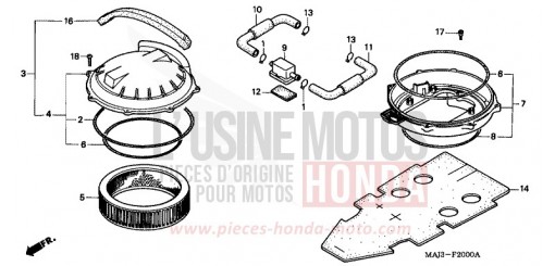 AIR CLEANER ST1100AT de 1996